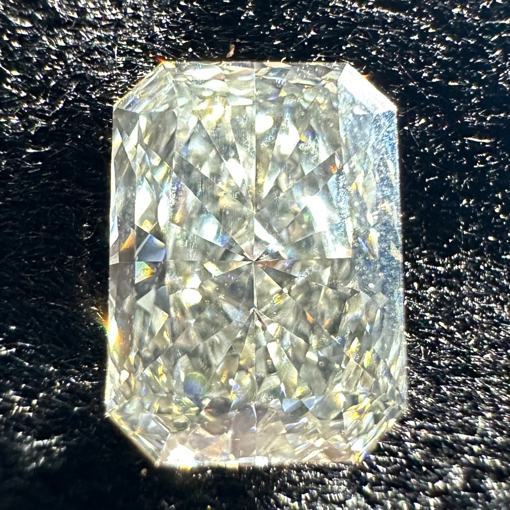 1 1/10 Carat VS2/J 2EX IGI Certified Lab Grown Diamond Radiant Cut 1.09ct NEW